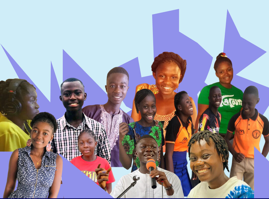 Young people smiling